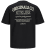 Jack & Jones JORSANTORINI BACK T-Shirt Black - T-paidat - Isot T-paidat 2XL – 14XL