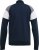 D555 JEFFREY Couture Zip Through Sweatshirt Navy - Hupparit ja Collegepaidat - Miesten hupparit ja collegepaidat isot koot