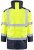 Leo Tawstock Warm Quilted Anorak Hi-Vis Yellow/Navy - Työvaatteet - Miesten Työvaatteet Isot Koot - 2XL-10XL