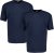 Adamo Marlon Comfort fit 2-pack T-shirt Navy - T-paidat - Isot T-paidat 2XL – 14XL