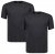 Adamo 129420 T-paita 2 kpl Tummanharmaa meleerattu - T-paidat - Isot T-paidat 2XL – 14XL