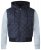 D555 Willie Hooded Quilted Jacket with Fleece sleeves - Takit - Miesten Takit, isot koot – 2XL – 12XL