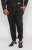 D555 Buckingham Cuffed Jogger With Side Pockets Black Tall Sizes - MIESTEN VAATTEET MT-6XLT - Pitkien miesten vaatteet