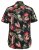 D555 LENNOX Hawaiian AO Print Shirt Black - Kauluspaidat - Miesten isot kauluspaidat 2XL – 8XL