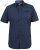 D555 BRODY S/S Micro AO Print Shirt Navy - Kauluspaidat - Miesten isot kauluspaidat 2XL – 8XL