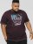 D555 NOVA Cali Surf Printed Crew Neck T-Shirt Plum - T-paidat - Isot T-paidat 2XL – 14XL
