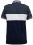 D555 EMERSON Cut And Sew Polo With Jacquard Collar Navy - Pikeepaidat - Miesten isot pikeepaidat