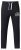 D555 Tony Sweatpants Black - Collegehousut ja collegeshortsit - Miesten Isot collegehousut ja collegeshortsit