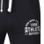 D555 Tony Sweatpants Black - Collegehousut ja collegeshortsit - Miesten Isot collegehousut ja collegeshortsit