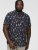 D555 BARRATT Guitar AO Printed Button Down Collar S/S Shirt - Kauluspaidat - Miesten isot kauluspaidat 2XL – 8XL
