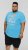 D555 AARON Surfers Paradise Printed Crew Neck T-Shirt Turquoise - T-paidat - Isot T-paidat 2XL – 14XL
