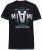 D555 BINGHAM State Of Miami Printed Crew Neck T-Shirt Black - T-paidat - Isot T-paidat 2XL – 14XL