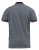 D555 BAYTON 2 Fine Stripe Jersey Polo Grey - Pikeepaidat - Miesten isot pikeepaidat