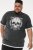D555 DARREN Skull Printed T-Shirt With Double Layer On Hem & Cuff Black Reno - T-paidat - Isot T-paidat 2XL – 14XL