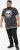 D555 DARREN Skull Printed T-Shirt With Double Layer On Hem & Cuff Black Reno - T-paidat - Isot T-paidat 2XL – 14XL