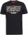 D555 EDWALTON NYCTY Camo Printed Crew Neck T-Shirt Washed Black - T-paidat - Isot T-paidat 2XL – 14XL