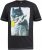 D555 MARTIN Official Batman Printed T-Shirt Washed Black - T-paidat - Isot T-paidat 2XL – 14XL
