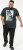 D555 MARTIN Official Batman Printed T-Shirt Washed Black - T-paidat - Isot T-paidat 2XL – 14XL