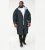 D555 Webber Vettä hylkivä takki sherpa-vuorella musta - Takit - Miesten Takit, isot koot – 2XL – 12XL