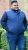 D555 FELIPE Zip Through Padded Gilet With Contrast Colour Lining And Rubber Badge Navy - Takit - Miesten Takit, isot koot – 2XL – 12XL