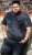 D555 ORSTON Reno Fabric Crew Neck T-Shirt With Chest Embroidery Black Reno - T-paidat - Isot T-paidat 2XL – 14XL
