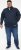 D555 SWANN Quarter Neck Sweatshirt With Quilted Top Panel Navy - Hupparit ja collegepaidat - Miesten hupparit ja collegepaidat isot koot