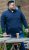 D555 SWANN Quarter Neck Sweatshirt With Quilted Top Panel Navy - Hupparit ja collegepaidat - Miesten hupparit ja collegepaidat isot koot