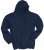 Adamo Athen Hoodie without Zipper Navy - Hupparit ja collegepaidat - Miesten hupparit ja collegepaidat isot koot