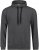 Adamo Athen Hoodie without Zipper Charocal - Hupparit ja Collegepaidat - Miesten hupparit ja collegepaidat isot koot