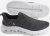 D555 Blyth 1 Kingsize Hands Free Shoes With Knitted Top Black - Miesten Kengät 40-52 - 