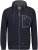 Adamo Michael Hoodie with Zipper Navy - Hupparit ja collegepaidat - Miesten hupparit ja collegepaidat isot koot