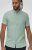 D555 Falmouth 2 Linen Mix Short Sleeve Shirt With Button Down Mint - Kauluspaidat - Miesten isot kauluspaidat 2XL – 8XL