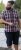 D555 Shields Button Down Collar Short Sleeve Shirt With Pocket Red Check - Kauluspaidat - Miesten isot kauluspaidat 2XL – 8XL