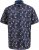 D555 Farnborough Short Sleeve Guitar AOP Shirt With Hidden Button Down Black - Kauluspaidat - Miesten isot kauluspaidat 2XL – 8XL