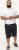 D555 Woking Dry Wear Fully Elasticated Polyester Shorts Navy - Urheiluvaatteet & ulkoilu - Miesten urheiluvaatteet isot koot