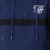 D555 Sergio Half Zip Hoodie Navy - Hupparit ja collegepaidat - Miesten hupparit ja collegepaidat isot koot