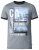 D555 Howie Fine Stripe T-shirt Grey - T-paidat - Isot T-paidat 2XL – 14XL