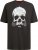 D555 Hucknall Skull Monochrome Printed Crew Neck T-shirt Washed Black - T-paidat - Isot T-paidat 2XL – 14XL