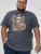 D555 Stockport Multi Coloured Guitar Printed T-Shirt Denim - T-paidat - Isot T-paidat 2XL – 14XL