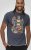 D555 Stockport Multi Coloured Guitar Printed T-Shirt Denim - T-paidat - Isot T-paidat 2XL – 14XL