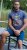 D555 Stockport Multi Coloured Guitar Printed T-Shirt Denim - T-paidat - Isot T-paidat 2XL – 14XL