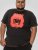 D555 Uxbridge Official ACDC Band Printed Crew Neck T-Shirt Washed Black - T-paidat - Isot T-paidat 2XL – 14XL