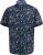 D555 Worthing Surf AOP Short Sleeve Button Down Collar Shirt Navy - Kauluspaidat - Miesten isot kauluspaidat 2XL – 8XL