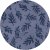 D555 Kettering Hawaiian Leaf AOP Short Sleeve Button Down Collar Shirt Denim - Kauluspaidat - Miesten isot kauluspaidat 2XL – 8XL