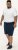 D555 Spalding Elasticated Waist Interlock Shorts Navy - Collegehousut ja collegeshortsit - Miesten Isot collegehousut ja collegeshortsit