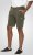 D555 Wigan 1 Elasticated Waist Fleece Cargo Shorts Khaki - Collegehousut ja collegeshortsit - Miesten Isot collegehousut ja collegeshortsit
