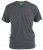 D555 Signature V-pääntie T-paita Tummanharmaa - T-paidat - Isot T-paidat 2XL – 14XL