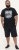 D555 Knowle Detroit Motor Bike Printed Crew Neck T-Shirt Navy - T-paidat - Isot T-paidat 2XL – 14XL
