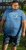 D555 Cardiff Surfer And Waves Printed Crew Neck T-shirt Denim Marl - T-paidat - Isot T-paidat 2XL – 14XL
