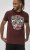 D555 Loughborough Official Gas Monkey Crew Neck T-Shirt Burgundy Black Twist - T-paidat - Isot T-paidat 2XL – 14XL